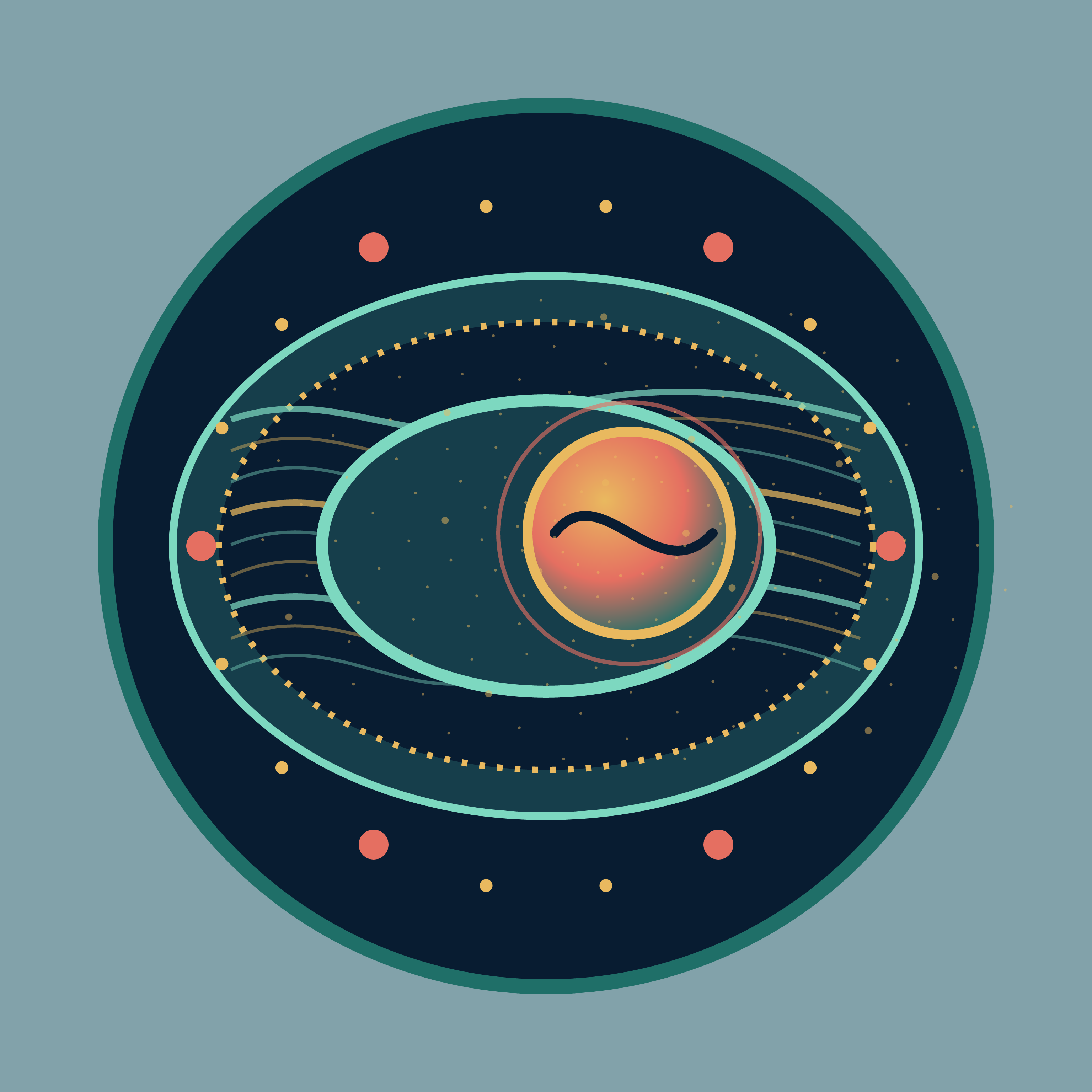 Tidal Memory Engine, version 3: Raised the mineral field luminance, amplified alternating wave channels, and clarified spiral detail for mid-scale viewing