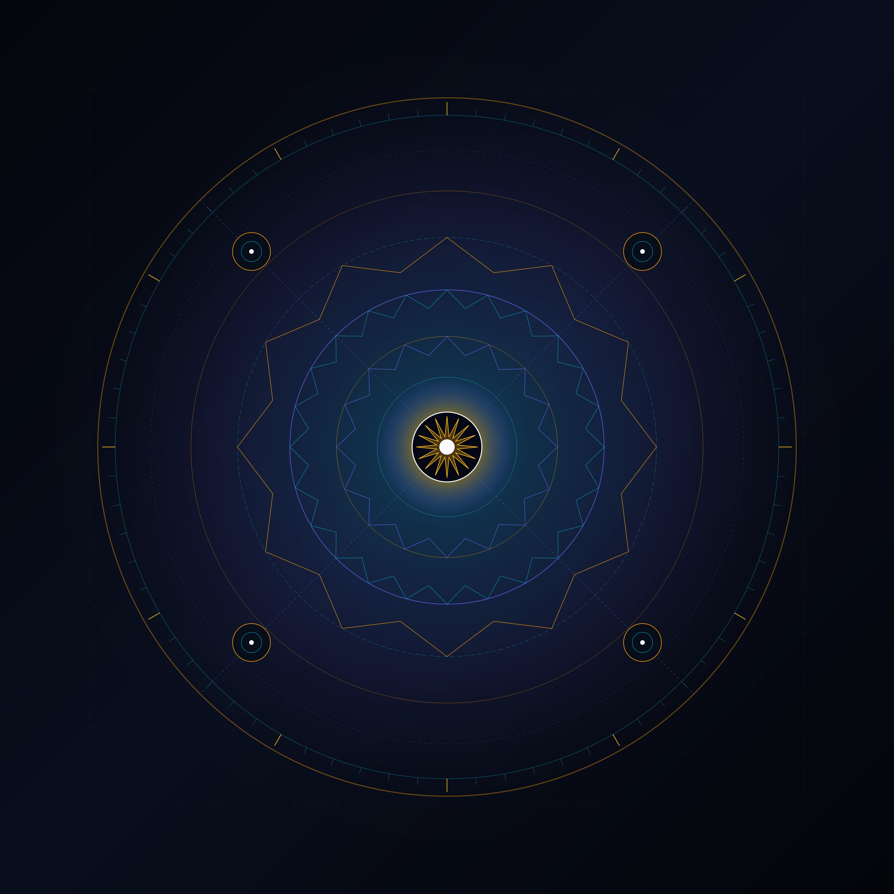 The Resonant Astrolabe, version 2: v2: Meso scale planetary gear teeth, multi-pointed celestial stars, and vernier quadrants