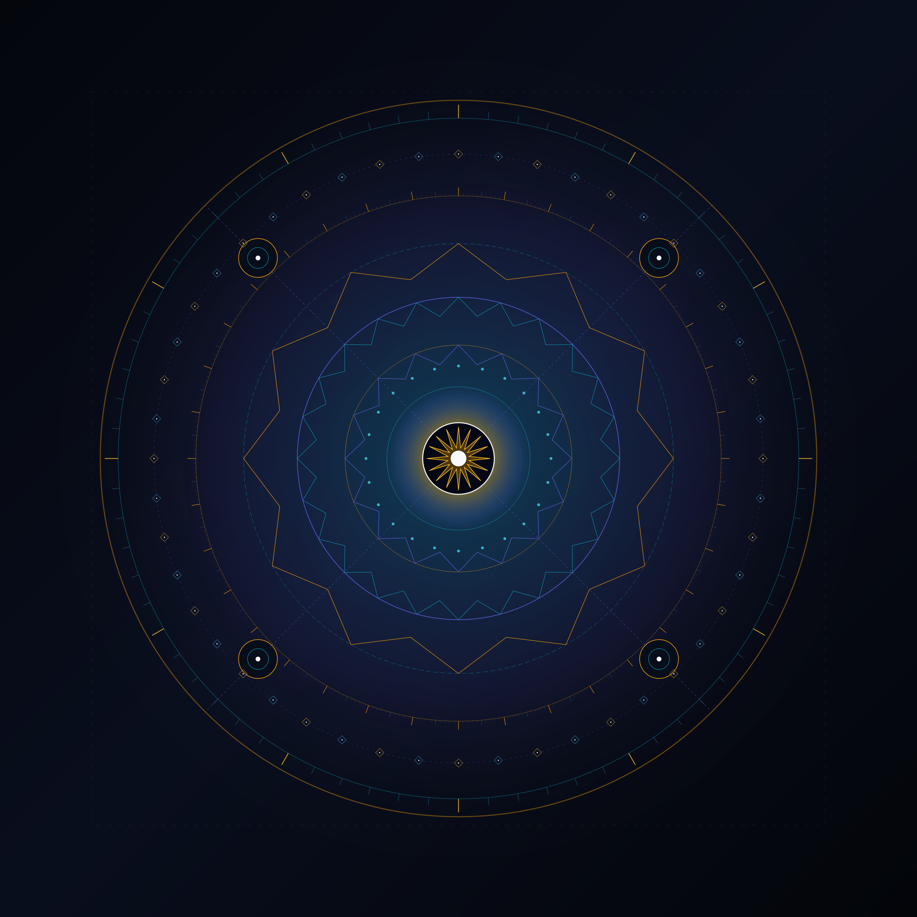 The Resonant Astrolabe, version 3: v3: Micro scale 360-degree vernier graduations, diamond chain lattice, and micro-apertures