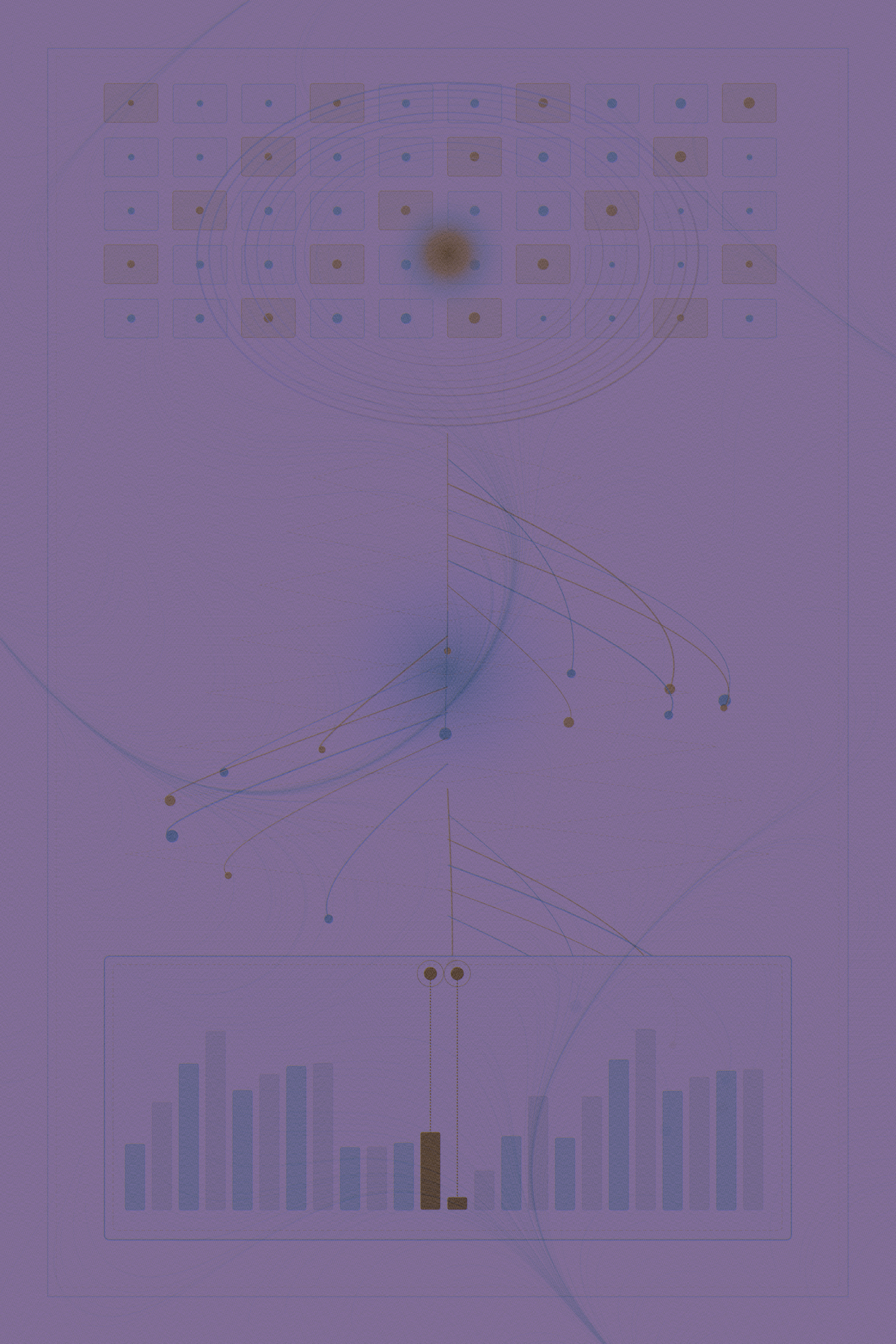 Latent Monologue: The Attention Horizon, version 4: v4: Risograph 3-ink separation adding physical transduction grain and registration drift